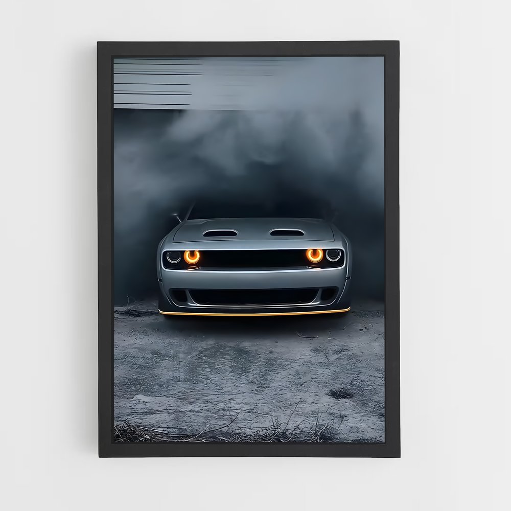Poster Challenger de srt – affiche Dodge (vue 2)